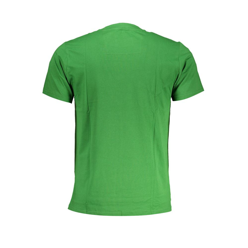 Cavalli Class Verde Cotton Mens T-Shirt - Luxe Nova