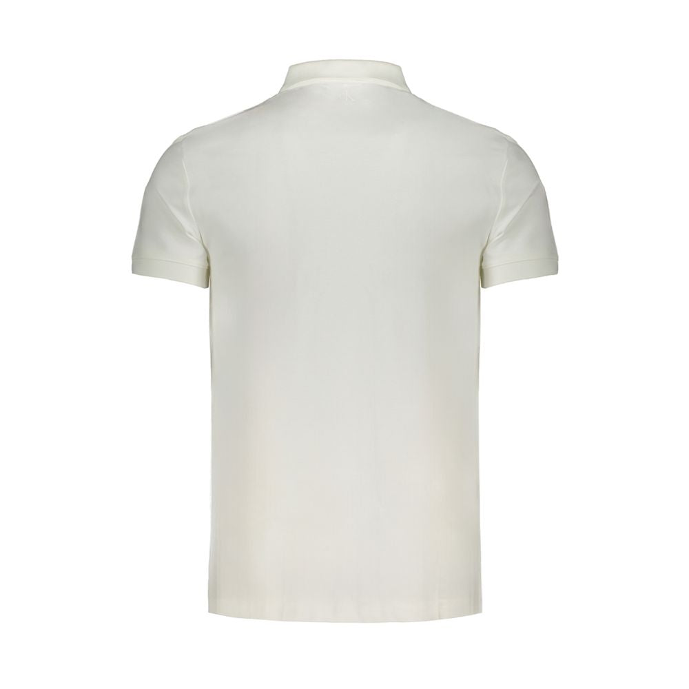 Calvin Klein White Cotton Mens Polo Shirt - Luxe Nova