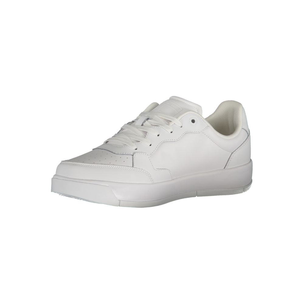 Tommy Hilfiger White Polyurethane Men's Sneaker - Luxe Nova