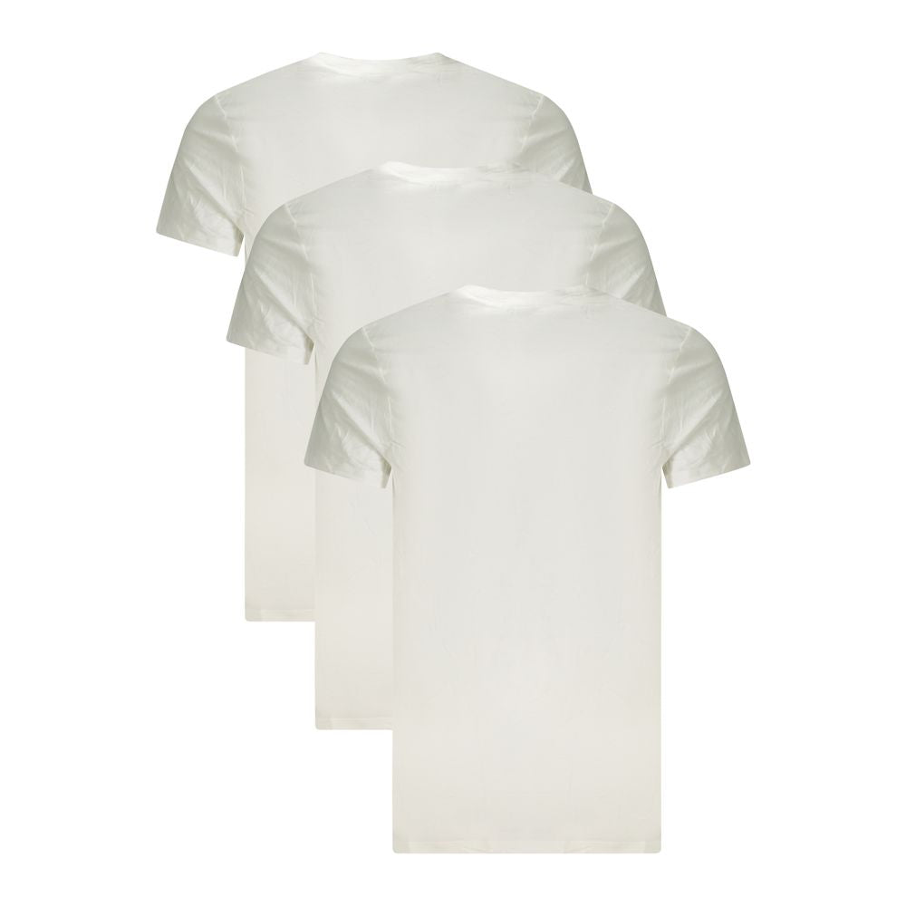 Calvin Klein White Cotton Men T-Shirt - Luxe Nova