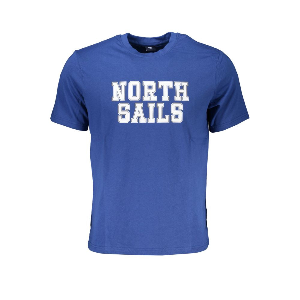 North Sails Blue Cotton Men's T-Shirt - Luxe Nova