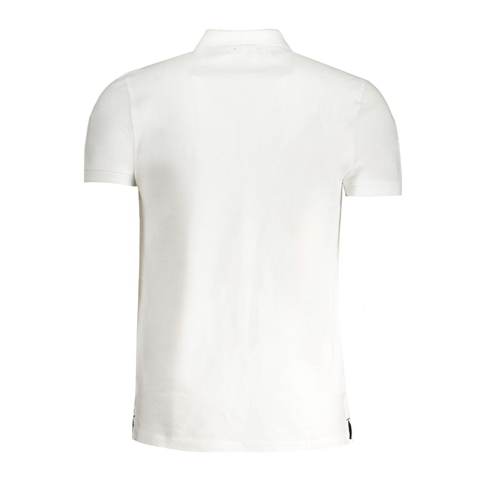 Cavalli Class "Bianco Cotton Men's Polo Shirt" - Luxe Nova