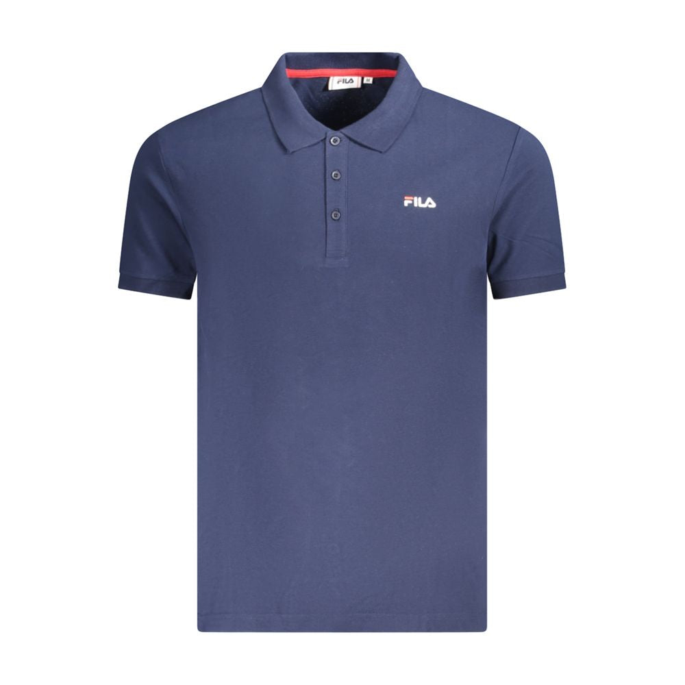 Fila Blue Cotton Men Polo Shirt - Luxe Nova