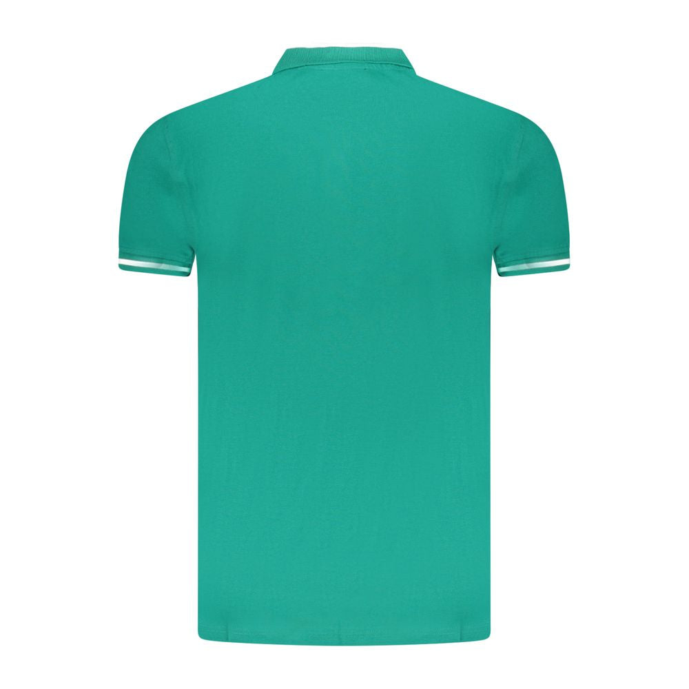 Cavalli Class Verde Cotton Men Polo - Luxe Nova