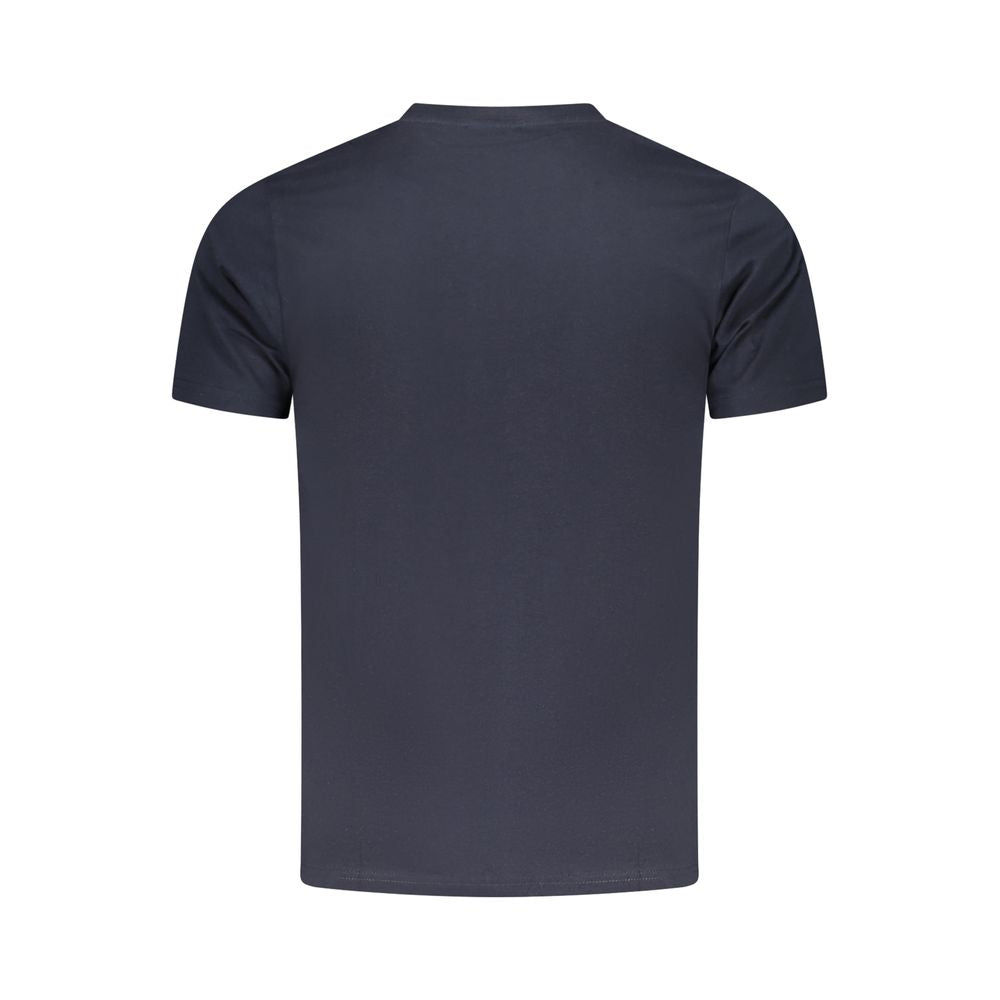 Cavalli Class Blu Cotton Men T-Shirt - Luxe Nova