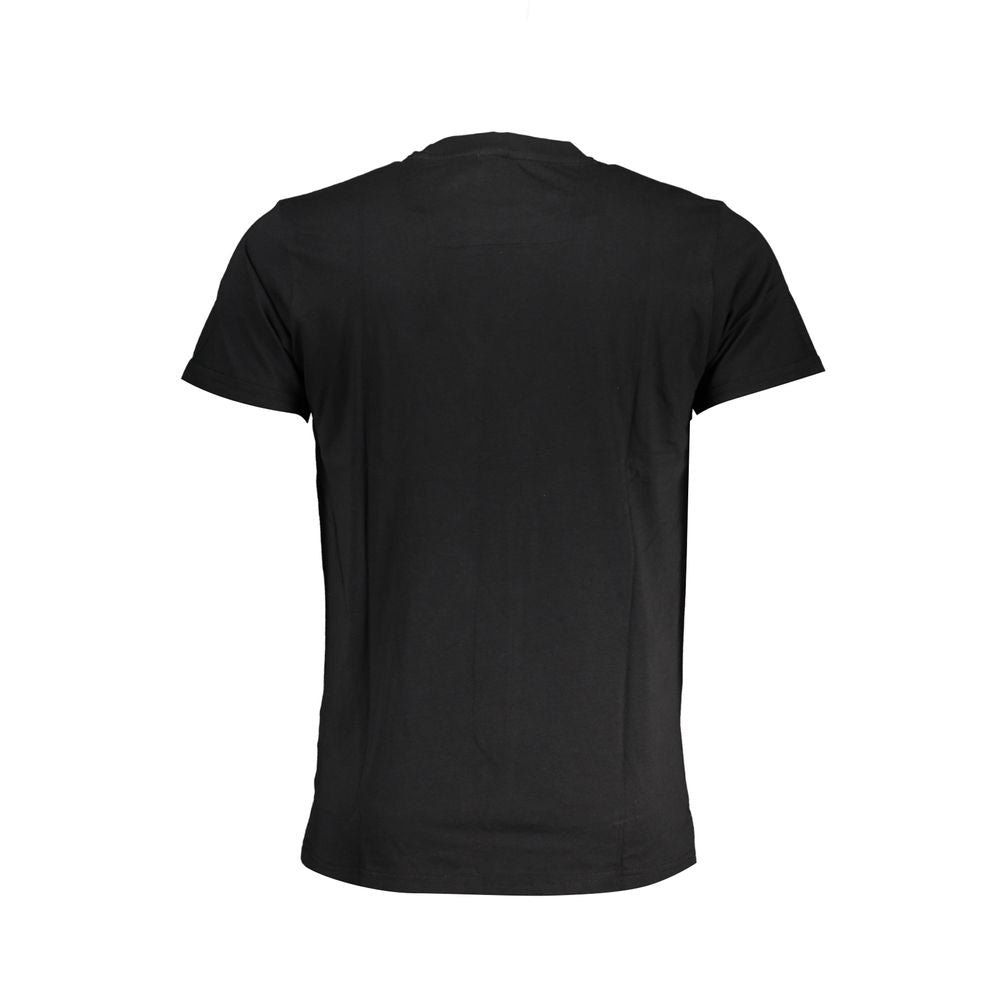 Cavalli Class Black Cotton Men T-Shirt - Luxe Nova