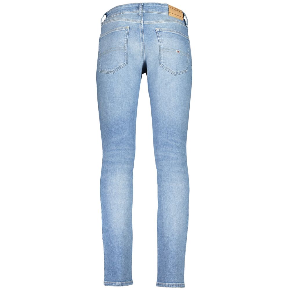 Tommy Hilfiger Azzurro Cotton Slim Men Jeans - Luxe Nova