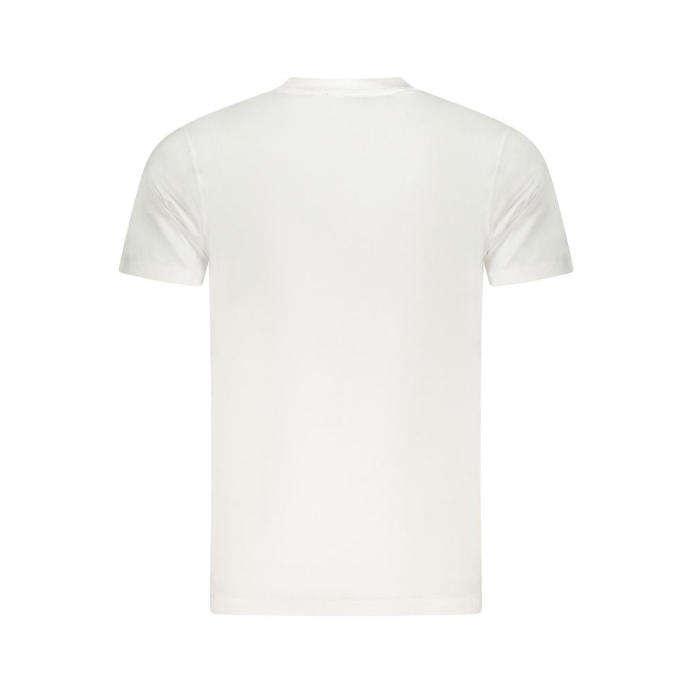 Cavalli Class Bianco Cotton Men T-Shirt - Luxe Nova