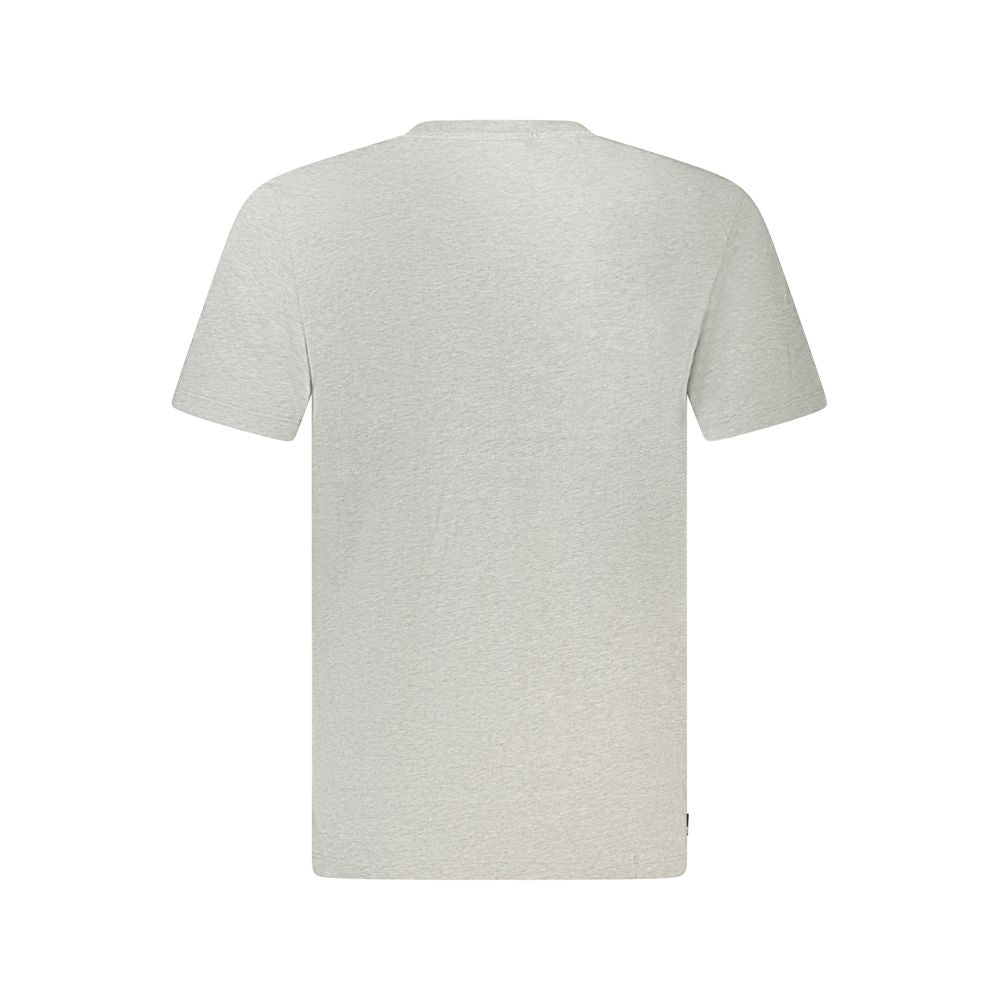 Timberland Grigio Cotton Men T-Shirt - Luxe Nova
