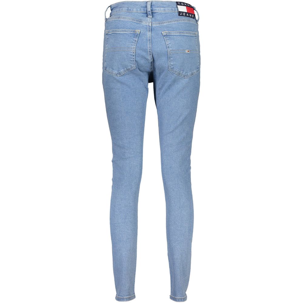 Tommy Hilfiger Azzurro Cotton Women Jeans - Luxe Nova
