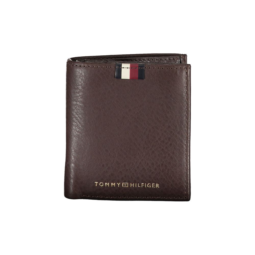 Tommy Hilfiger Marrone Leather Men Wallet - Luxe Nova