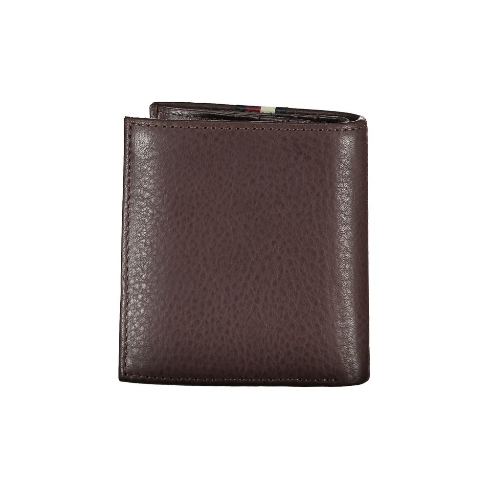 Tommy Hilfiger Marrone Leather Men Wallet - Luxe Nova
