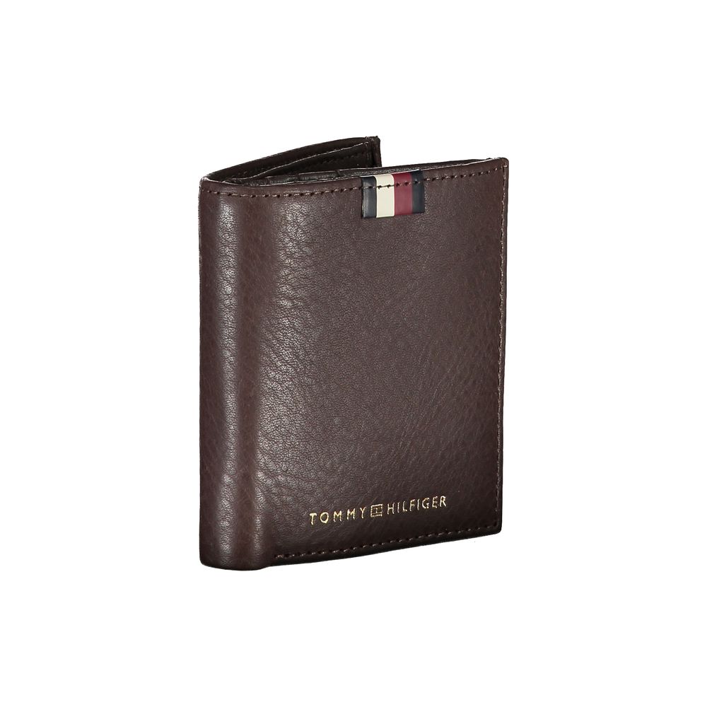 Tommy Hilfiger Marrone Leather Men Wallet - Luxe Nova