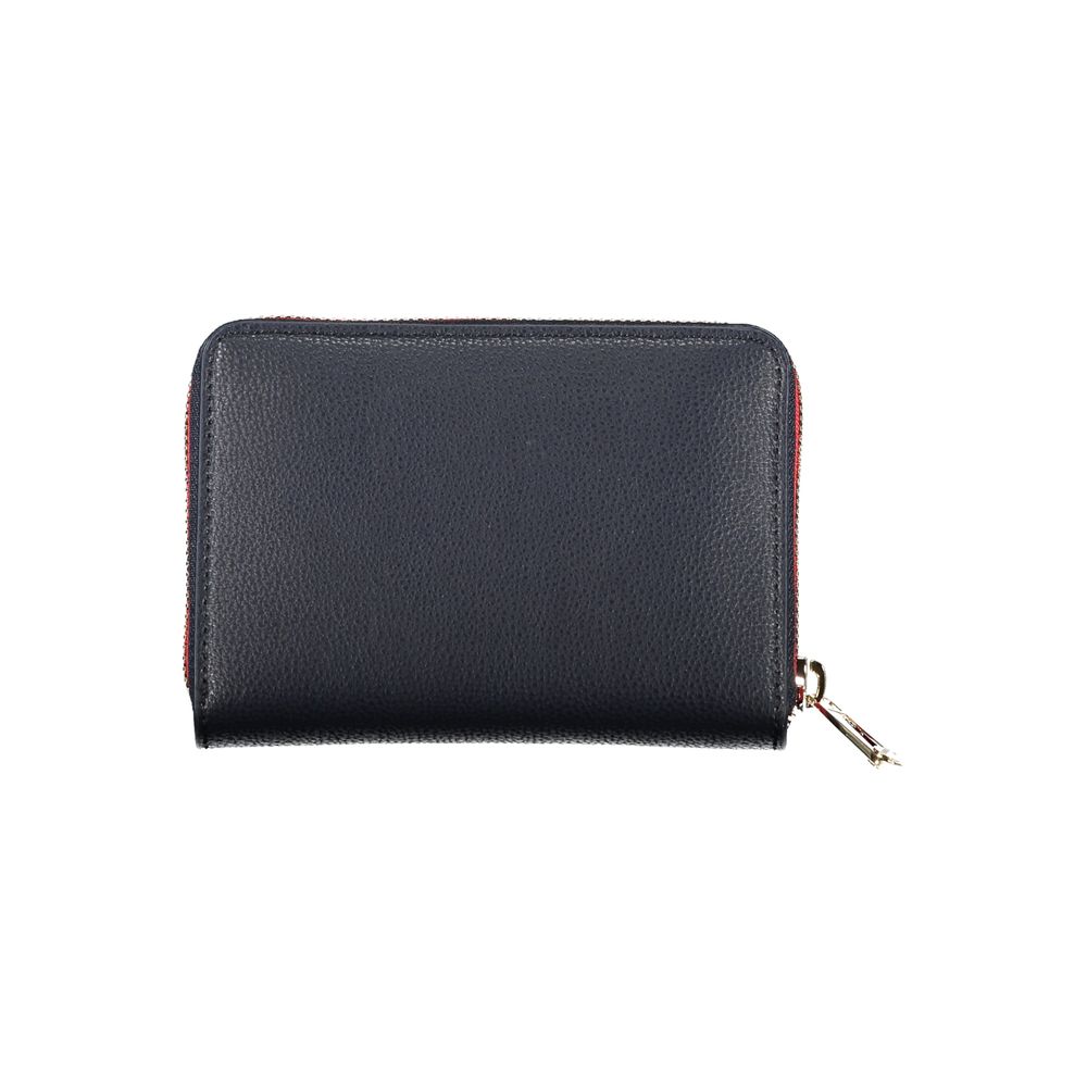 Tommy Hilfiger Blue Polyurethane Women Wallet - Luxe Nova