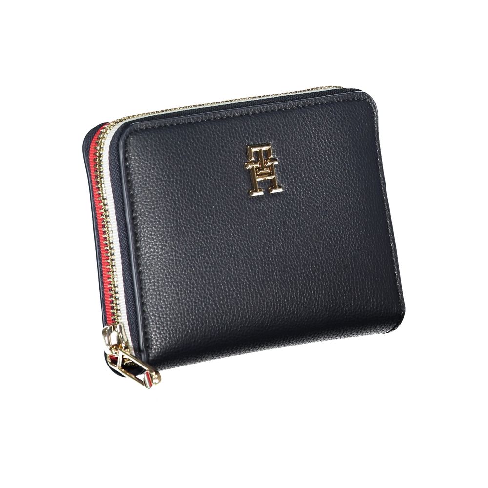 Tommy Hilfiger Blue Polyurethane Women Wallet - Luxe Nova