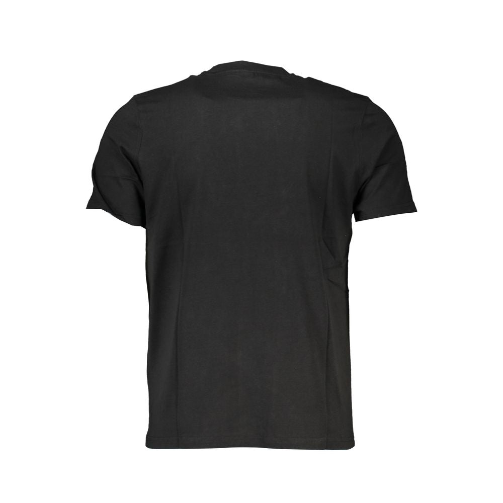 North Sails Black Cotton Men T-Shirt - Luxe Nova