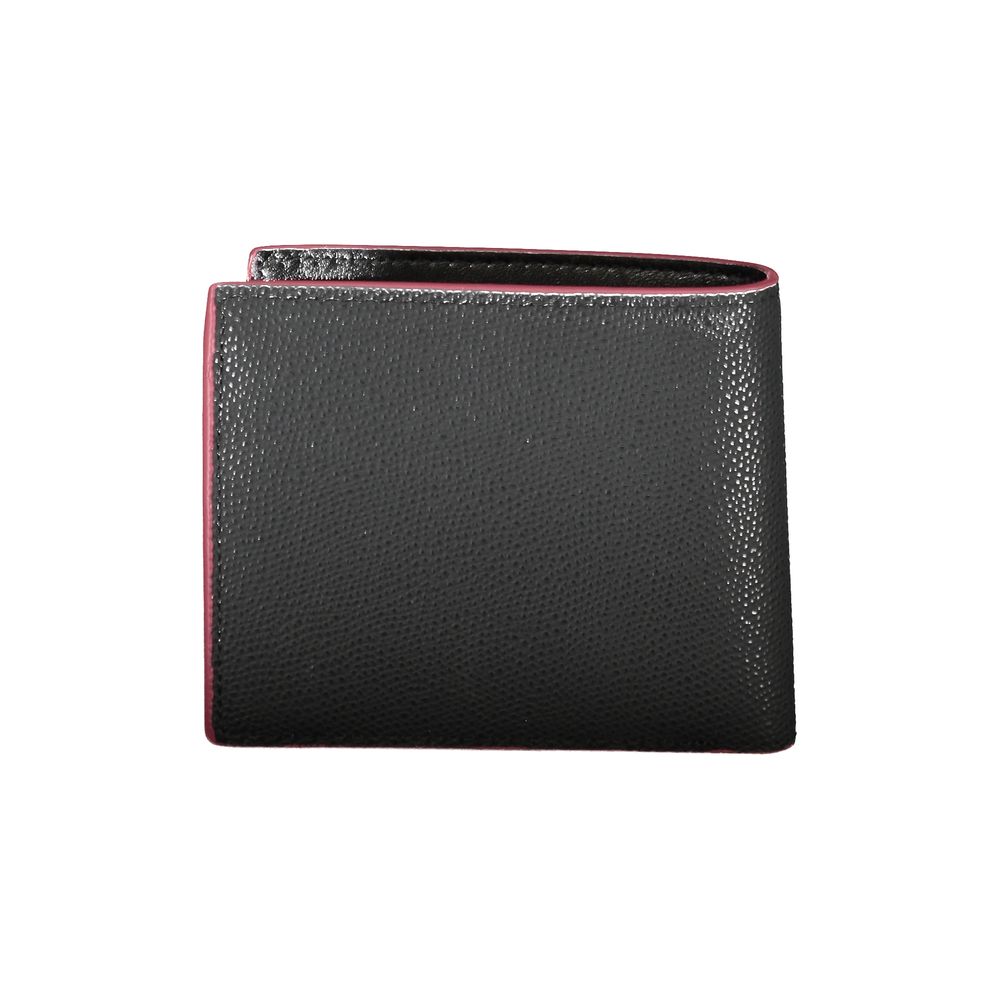 Tommy Hilfiger Black Leather Men Wallet - Luxe Nova