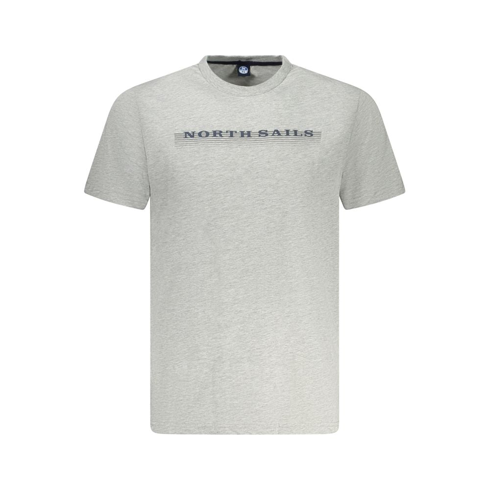 North Sails Brown Cotton Men T-Shirt - Luxe Nova