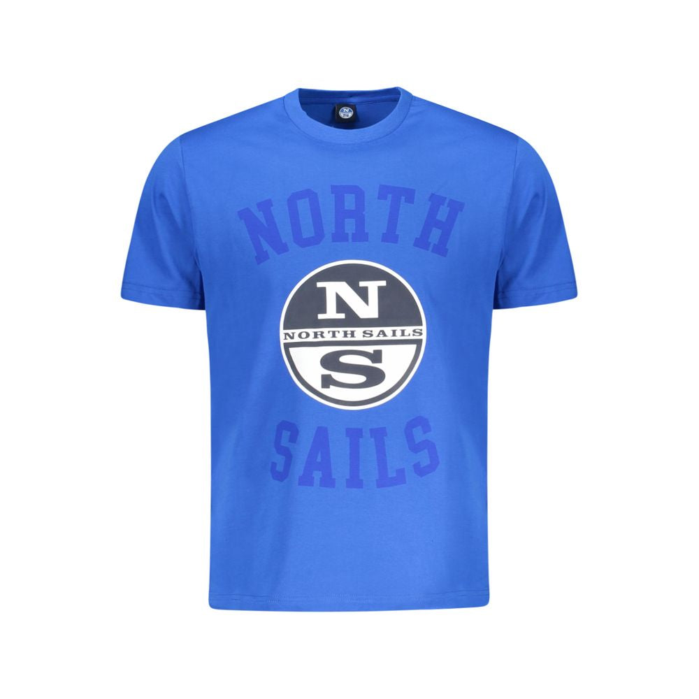 North Sails Blue Cotton Men's T-Shirt - Luxe Nova