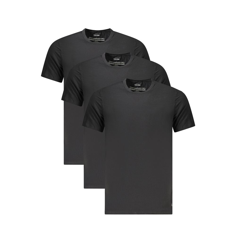 Calvin Klein Black Cotton Mens T-Shirt - Luxe Nova