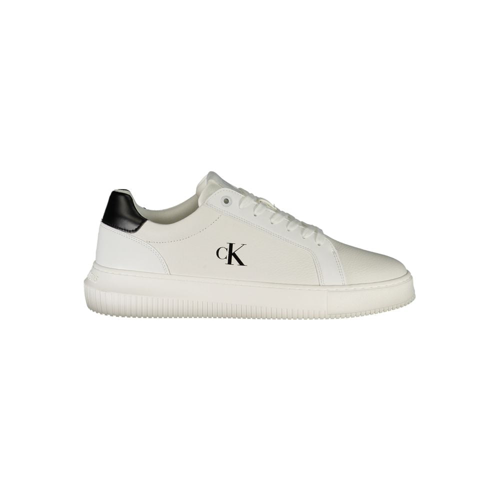 Calvin Klein Bianco Polyurethane Men Sneaker - Luxe Nova