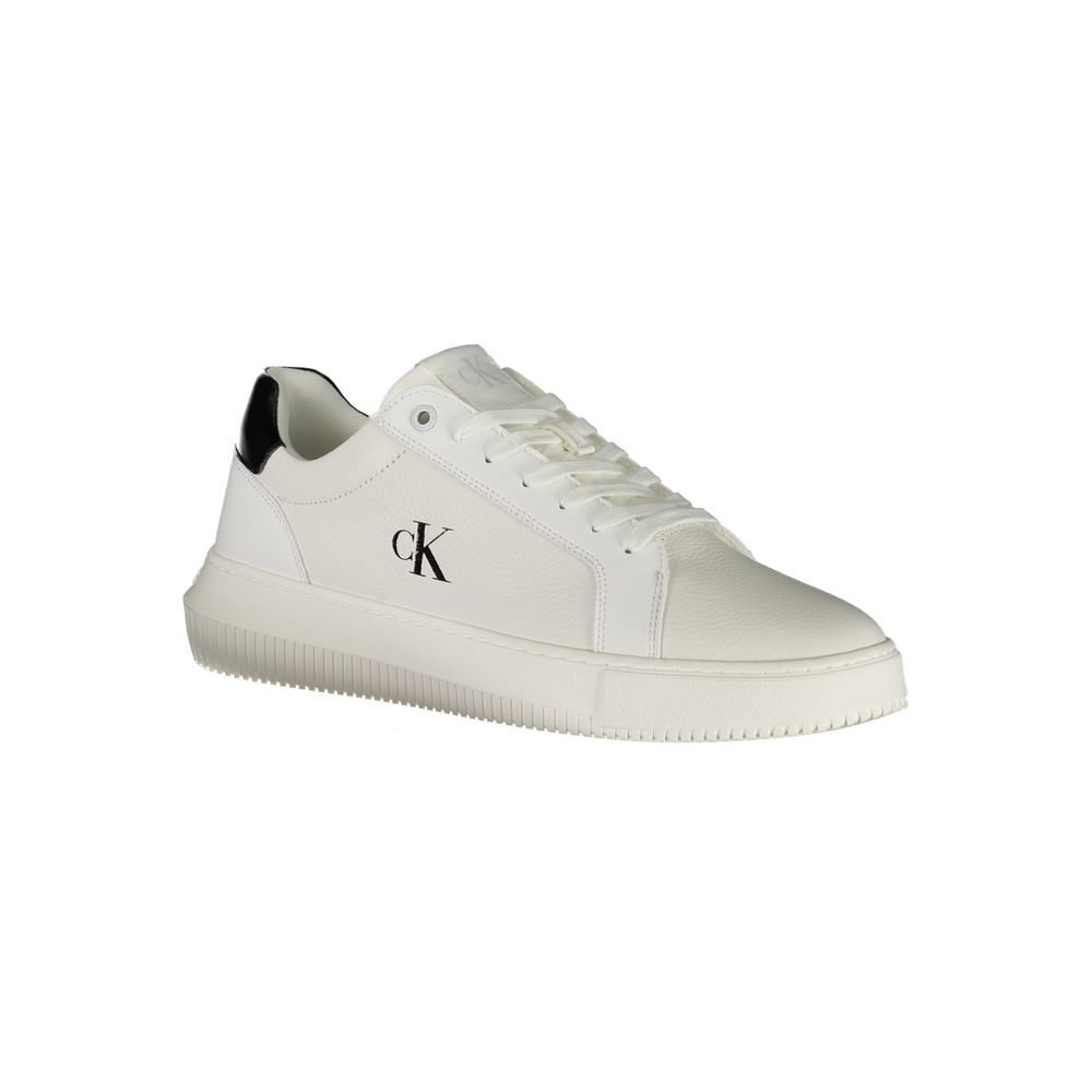 Calvin Klein Bianco Polyurethane Men Sneaker - Luxe Nova