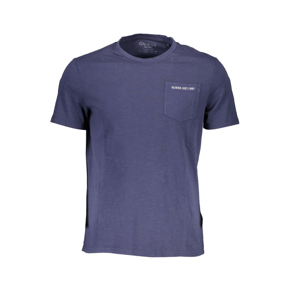 Guess Jeans Blue Organic Cotton Men's Shirt - Luxe Nova
