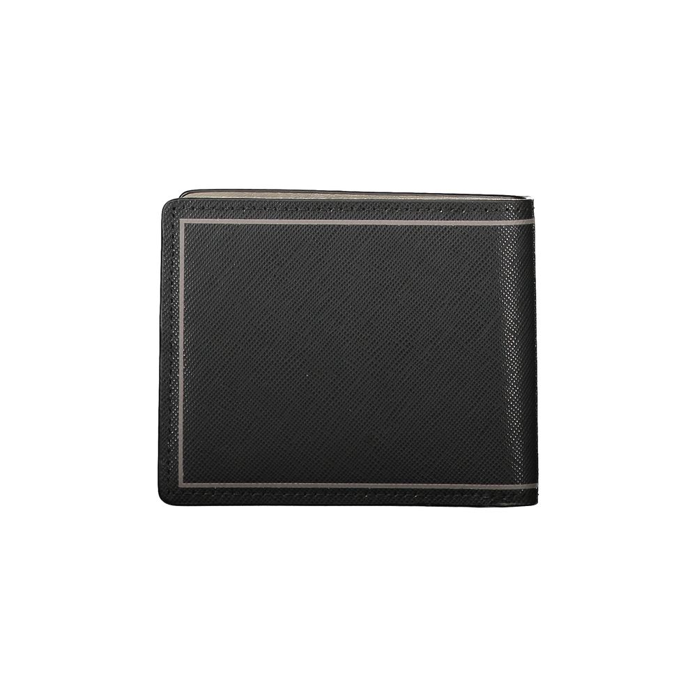 Tommy Hilfiger Black Leather Men Wallet - Luxe Nova