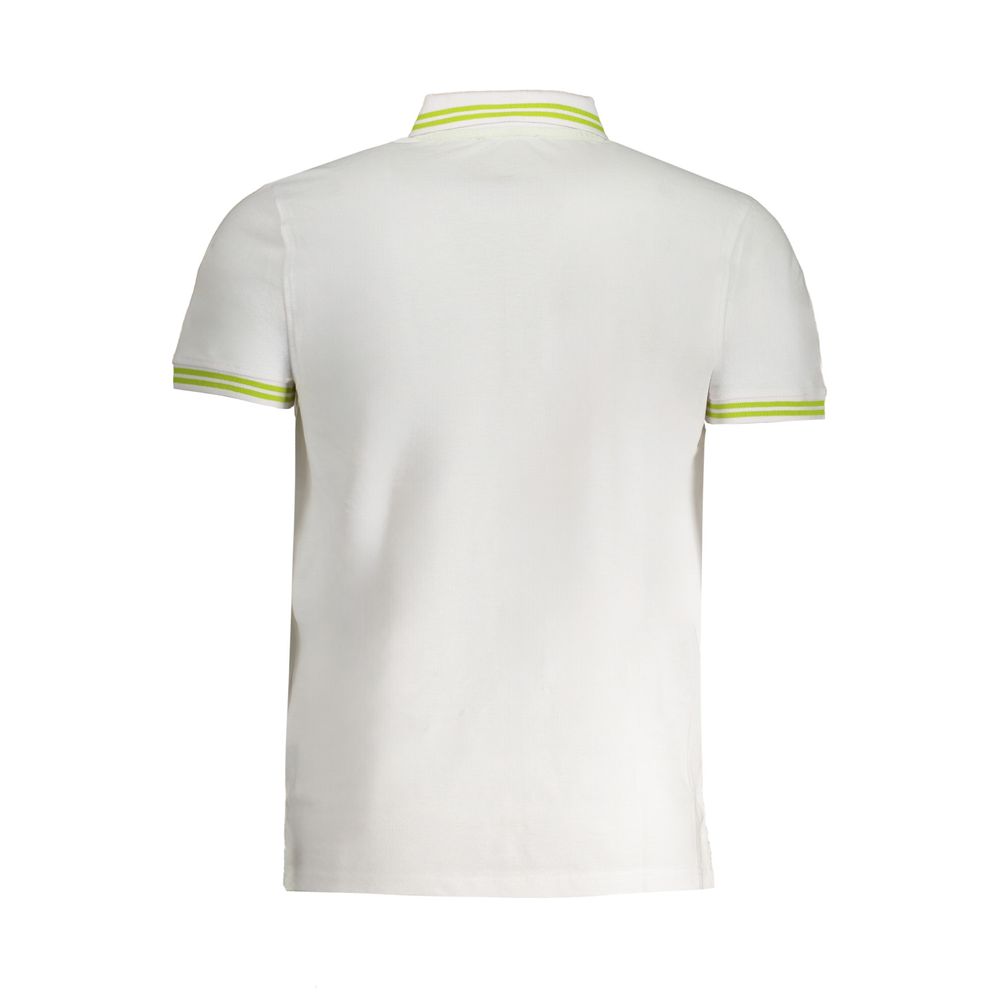 Cavalli Class White Cotton Men Polo Shirt - Luxe Nova
