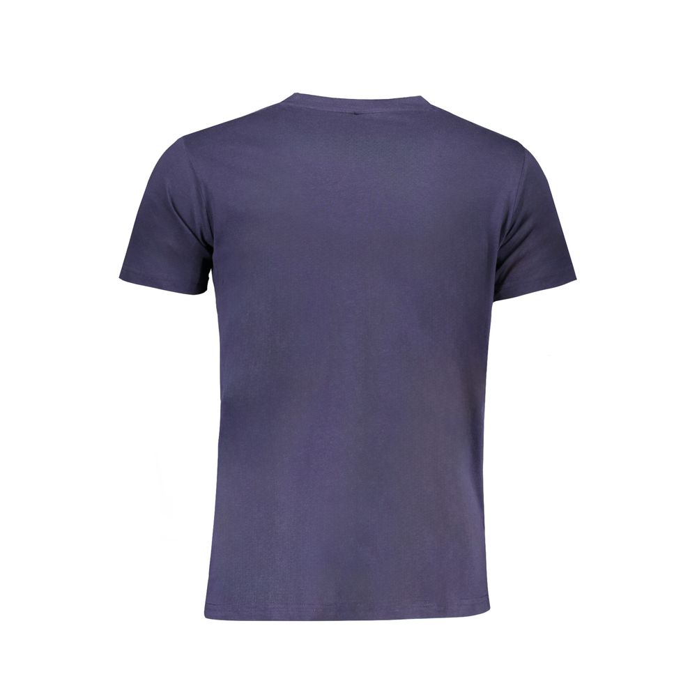 Norway 1963 Blue Cotton Men T-Shirt - Luxe Nova