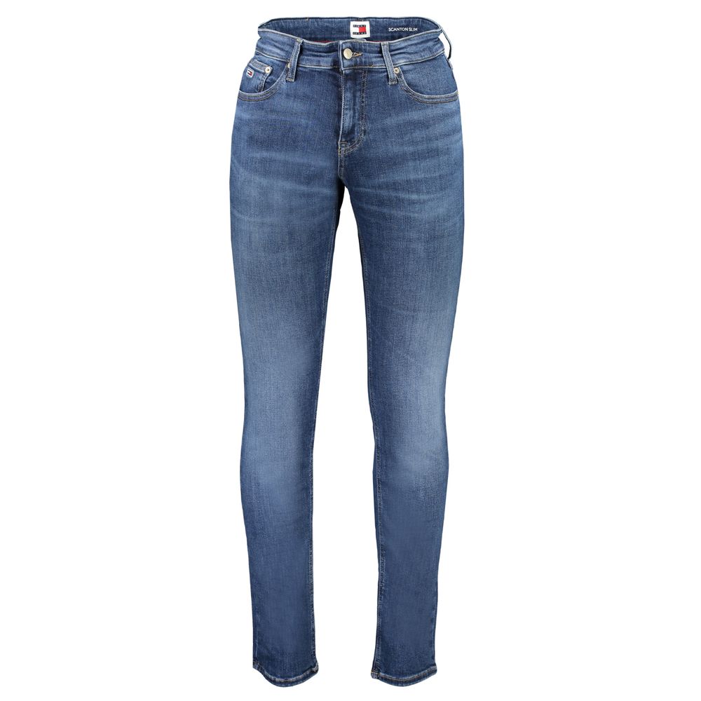Tommy Hilfiger Blu Cotton Men Jeans - Luxe Nova