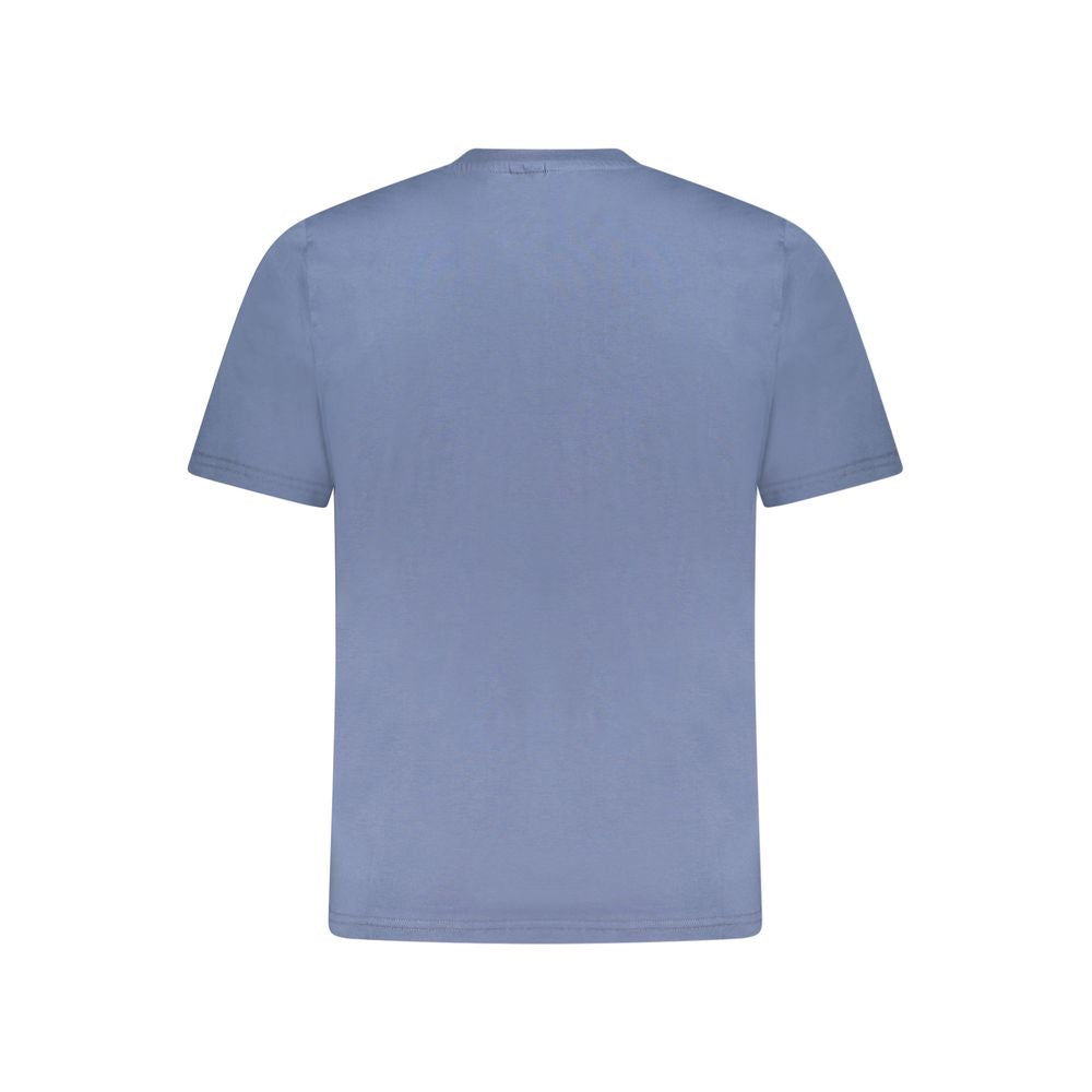 North Sails Blu Cotton Men T-Shirt - Luxe Nova