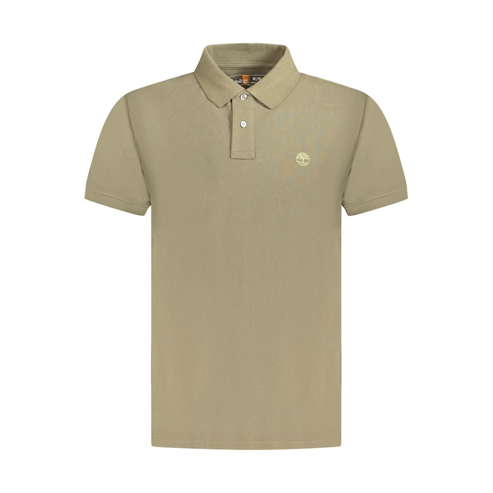 Timberland Marrone Cotton Men Polo - Luxe Nova
