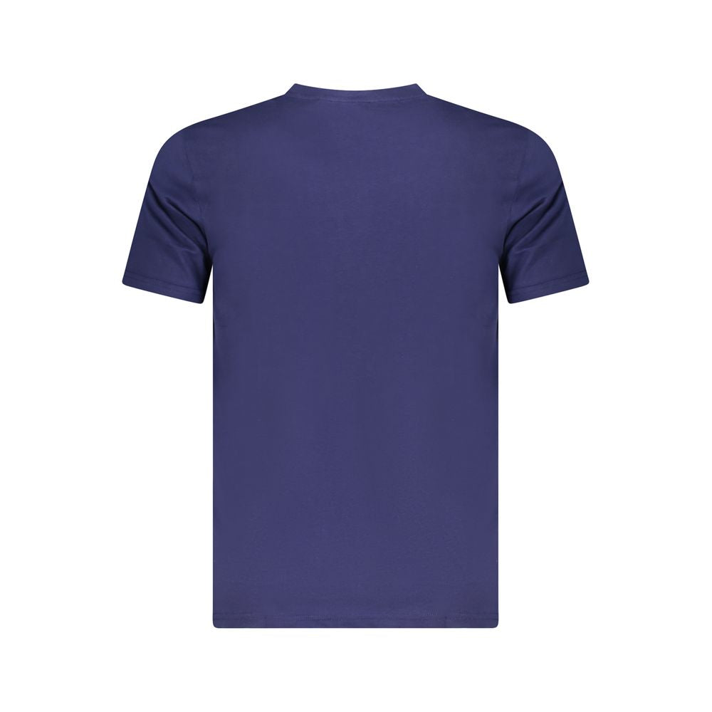 Cavalli Class Blu Cotton Men T-Shirt - Luxe Nova