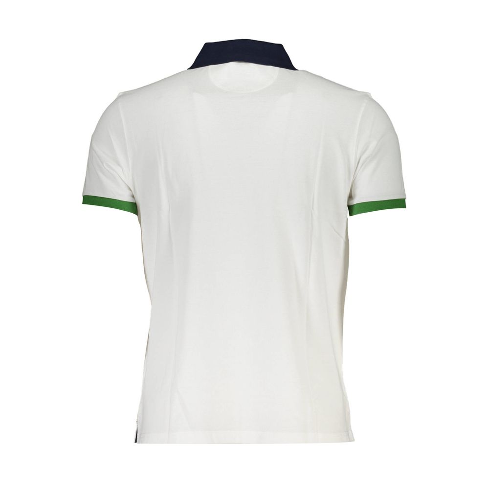 La Martina Bianco Cotton Men Polo - Luxe Nova
