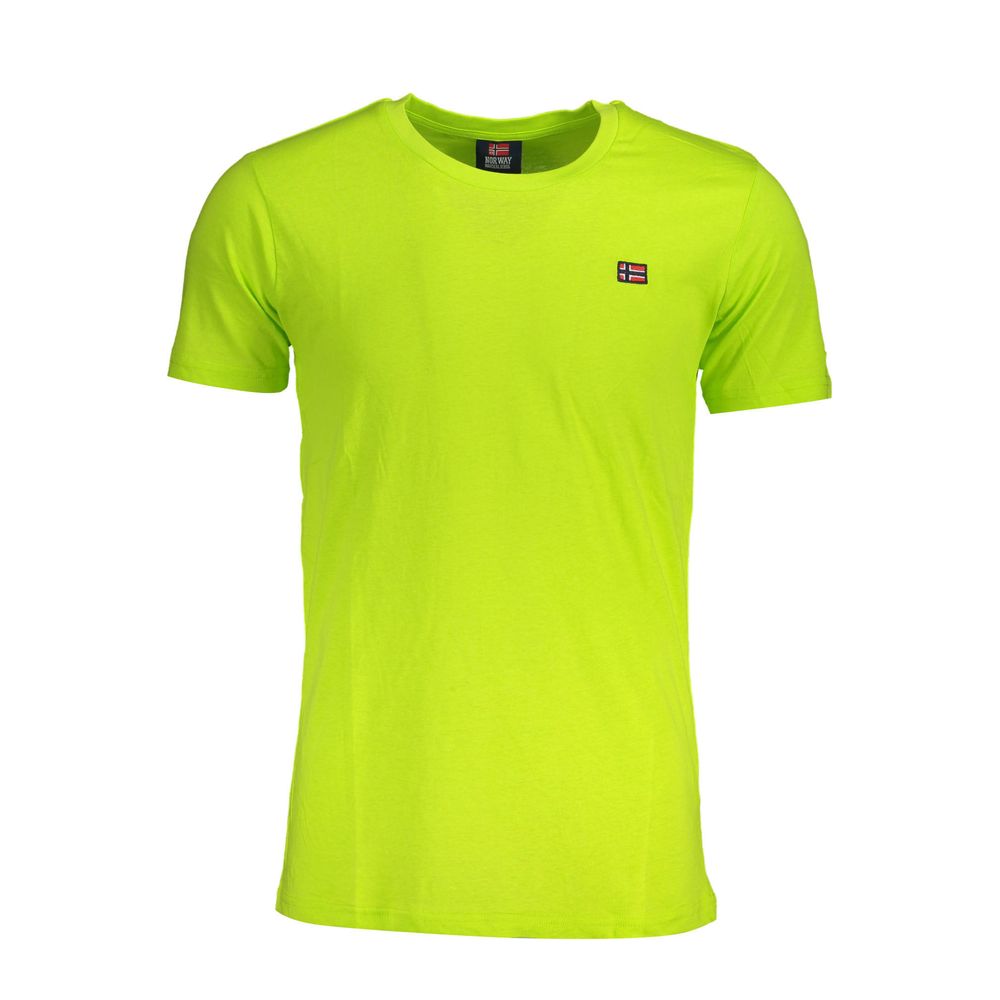 Norway 1963 Giallo Cotton Men T-Shirt - Luxe Nova