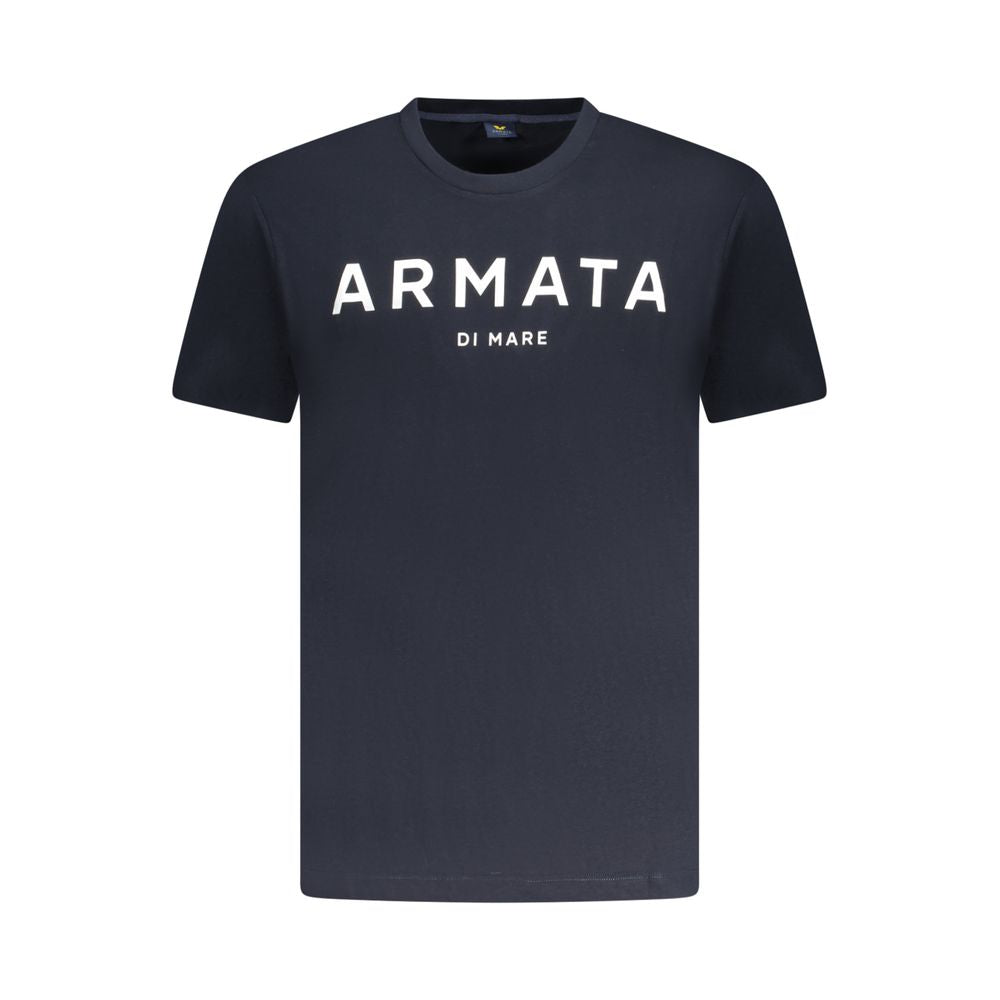 Armata Di Mare Blu Cotton Men T-Shirt - Luxe Nova