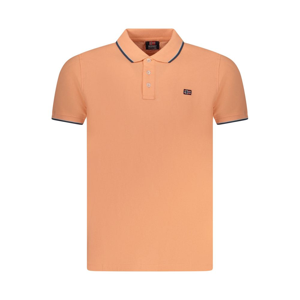 Norway 1963 Pink Cotton Men's Polo Shirt - Luxe Nova