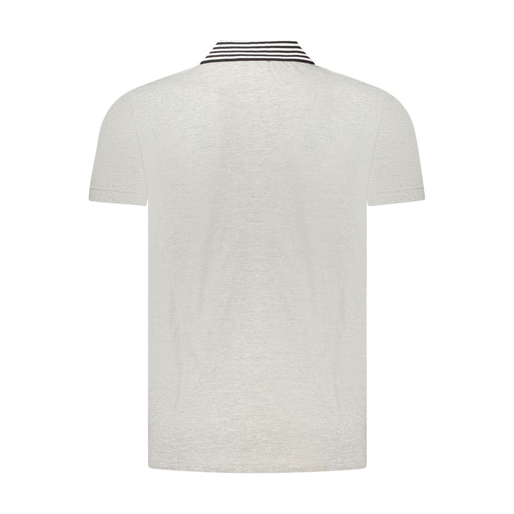 Cavalli Class Grigio Cotton Men Polo - Luxe Nova
