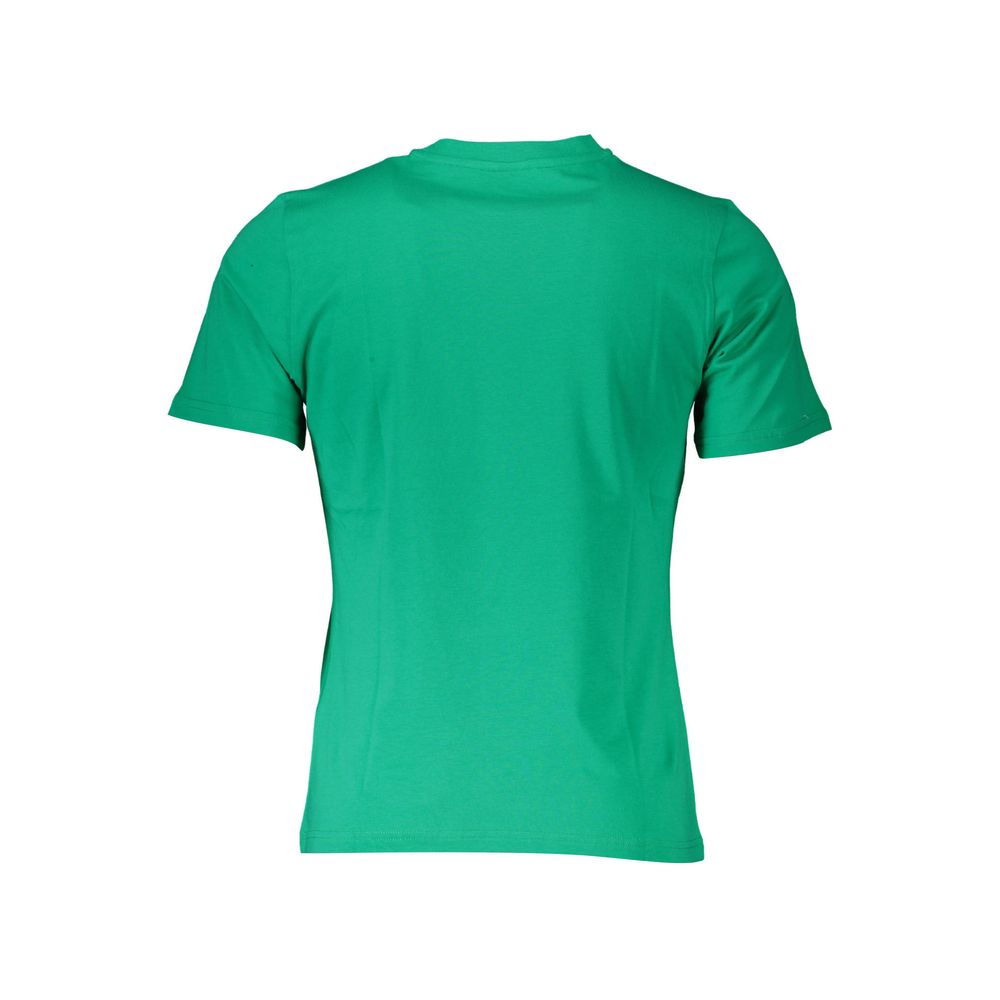 North Sails Green Cotton Men T-Shirt - Luxe Nova