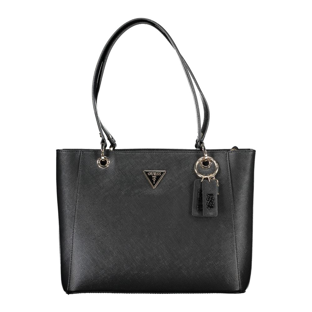Guess Jeans Black Polyurethane Women Handbag - Luxe Nova