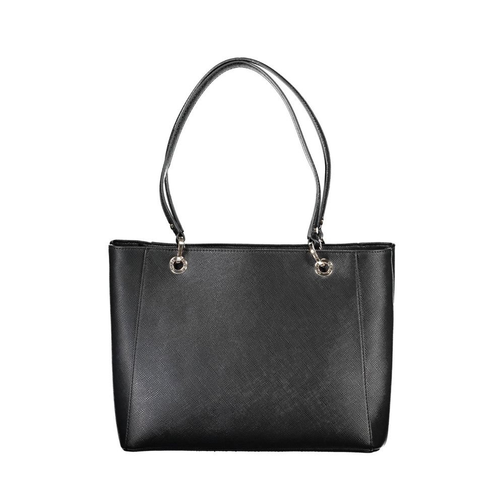 Guess Jeans Black Polyurethane Women Handbag - Luxe Nova