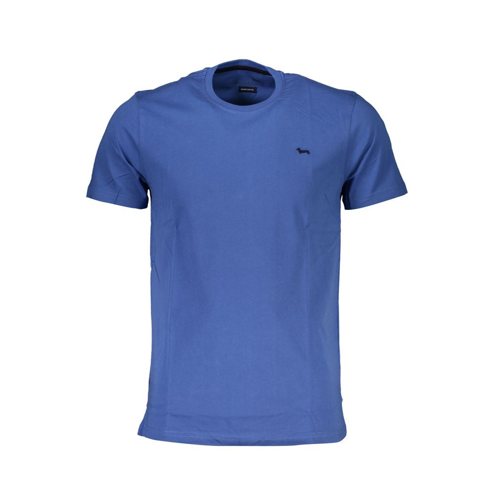 Harmont & Blaine Blue Cotton Men T-Shirt - Luxe Nova