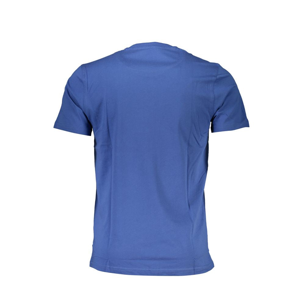 Harmont & Blaine Blue Cotton Men T-Shirt - Luxe Nova
