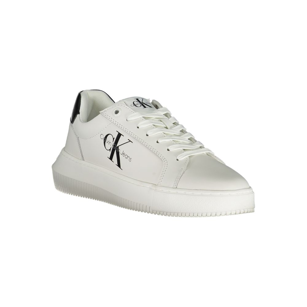 Calvin Klein White Leather Women Sneaker - Luxe Nova