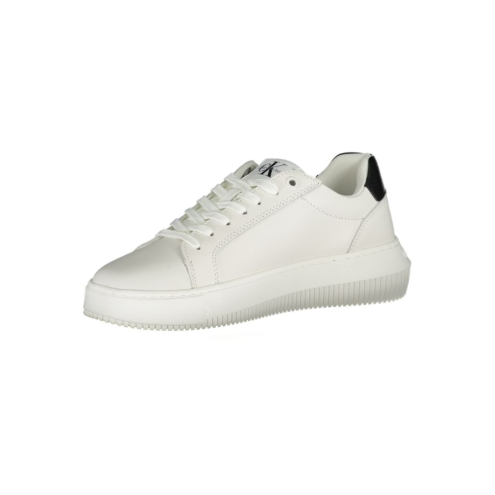 Calvin Klein White Leather Women Sneaker - Luxe Nova