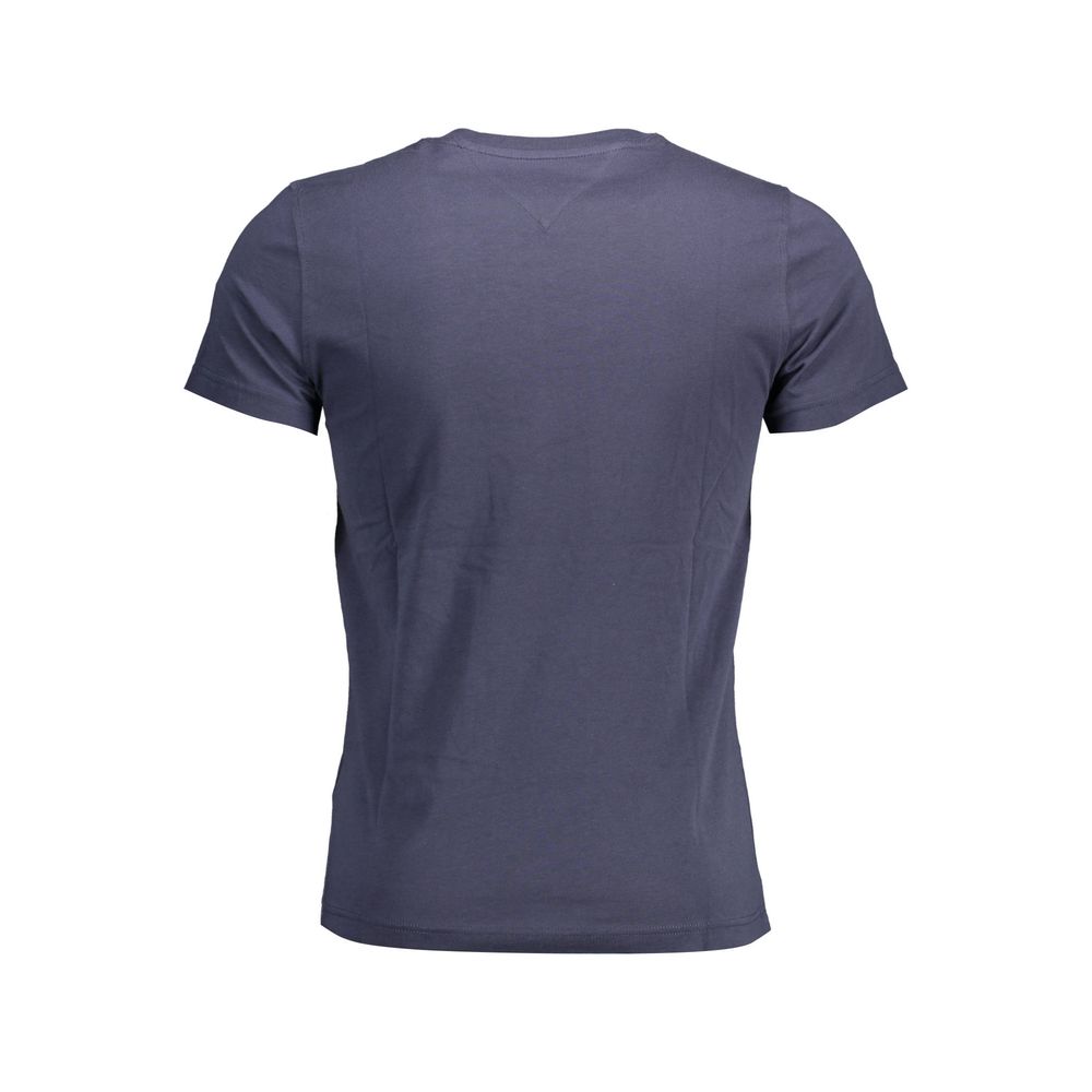 Tommy Hilfiger Blue Organic Cotton Men T-Shirt - Luxe Nova