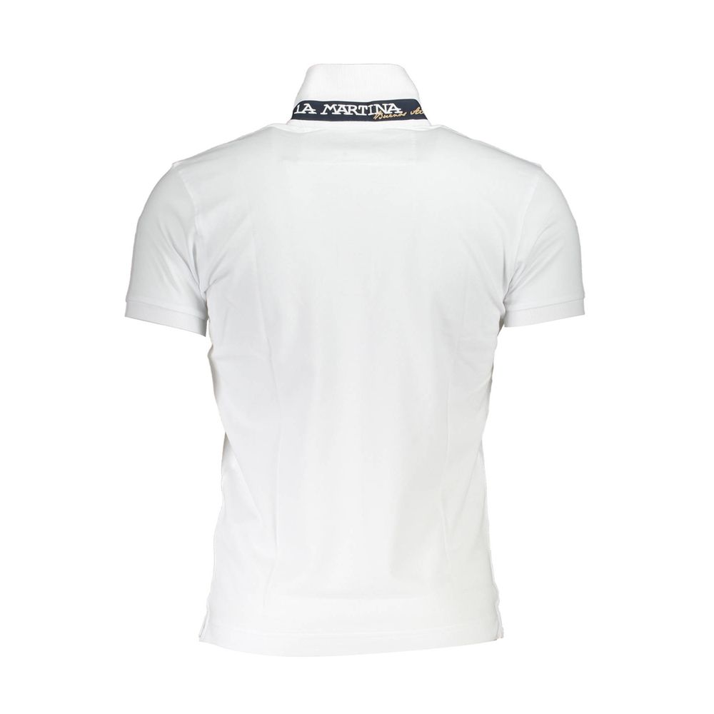 La Martina Sophisticated Slim Fit Polo with Contrast Details - Luxe Nova