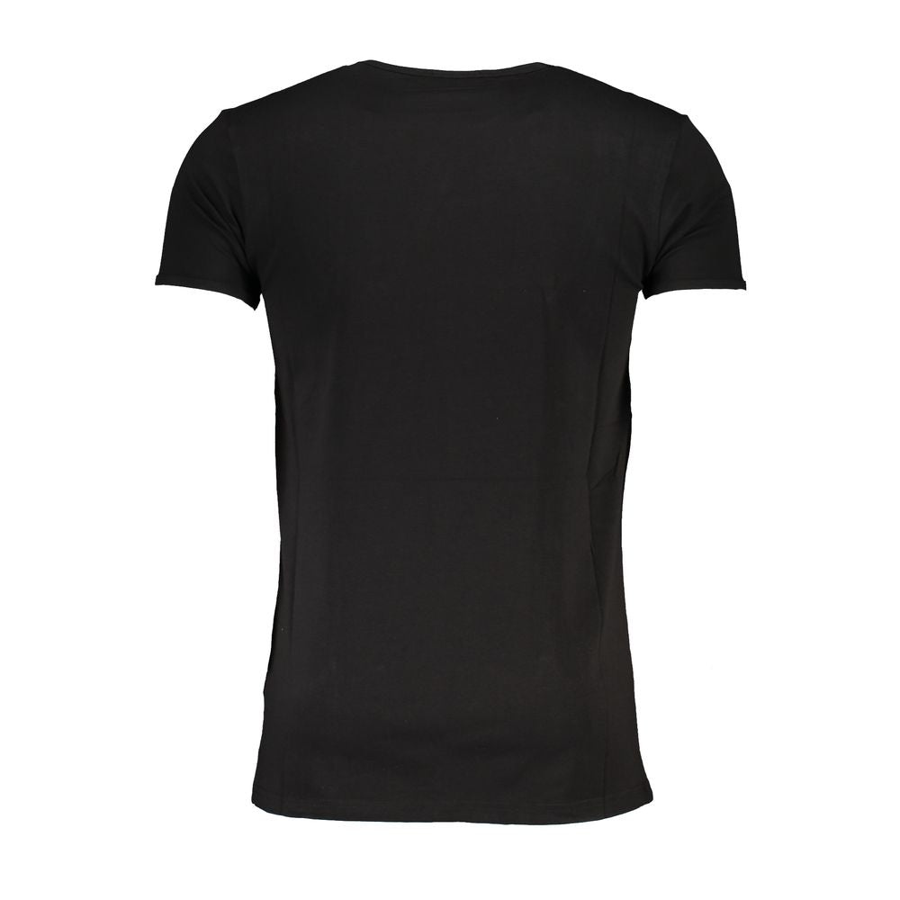 Cavalli Class Black Cotton Men's T-Shirt - Luxe Nova