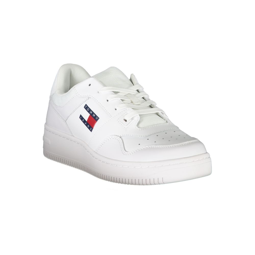 Tommy Hilfiger Bianco Pelle Men Sneaker - Luxe Nova